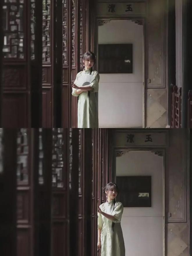 九游娱乐文化：去园林游玩怎么拍好人像照？9个拍照姿势温婉动人非常好看(图5)