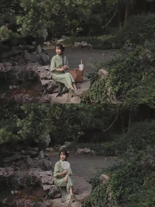 九游娱乐文化：去园林游玩怎么拍好人像照？9个拍照姿势温婉动人非常好看(图6)