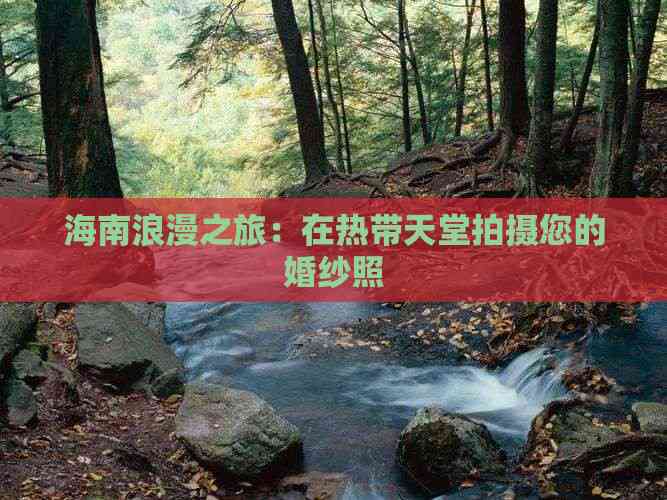 海南浪漫之旅：在热带天堂拍摄您的婚纱照(图2)