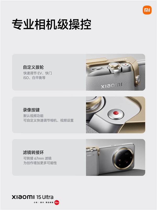 C口直连无需设置！卢伟冰发布小米15Ultra影像套装使用教程(图2)