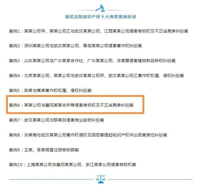 九游娱乐文化：湖北法院2024年知识产权十大典型案例公布襄阳一案入选知识产权宣传周