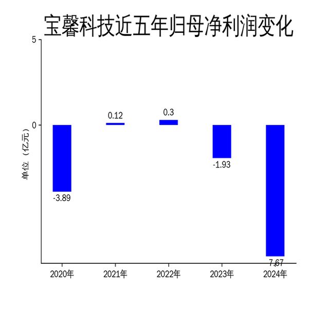 九游娱乐：宝馨科技2024年财报：亏损扩大至767亿智能制造与新能源双轮驱动难挽颓势(图2)